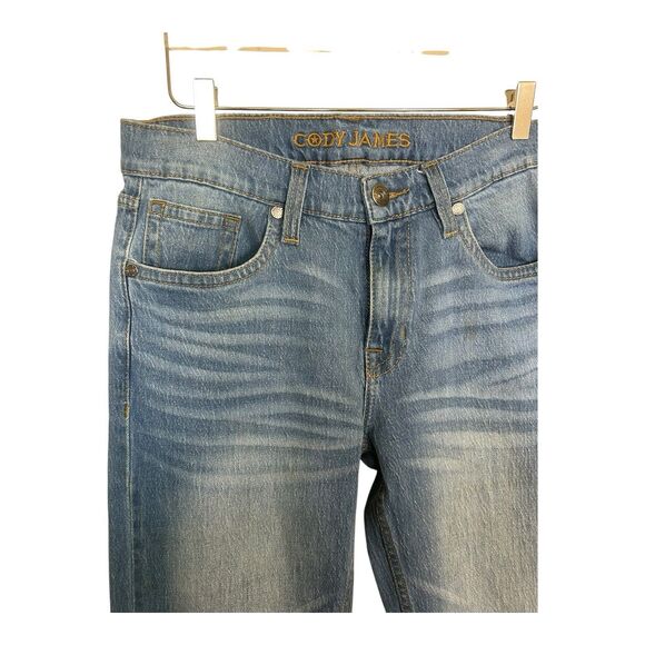 Cody James Tall Mens Western Medium Wash Straight Leg Jeans 32' W 36"" L - Picture 4 of 5